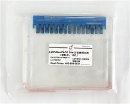 4-20%RealPAGE Tris-Glycine預制膠（塑料板）15孔